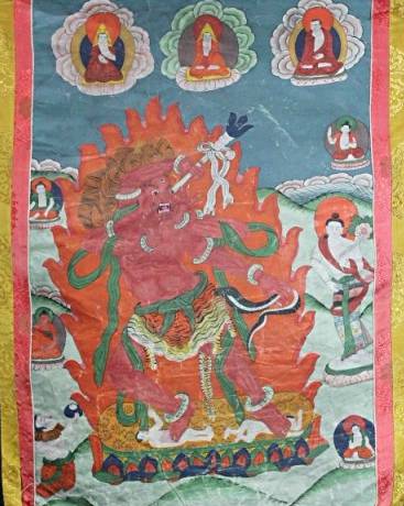 Mandala Painting - Dharmapala The Guardians of Purgatory